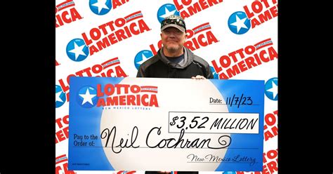 New Mexican wins $3.5 million Lotta America jackpot .